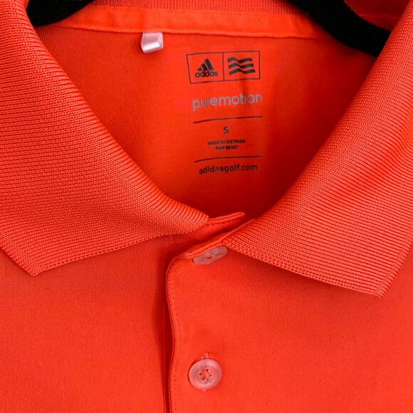 Adidas Golf Pure Motion Polo Shirt Men's S Short Sleeve Collared Logo Athleisure - Picture 6 of 8